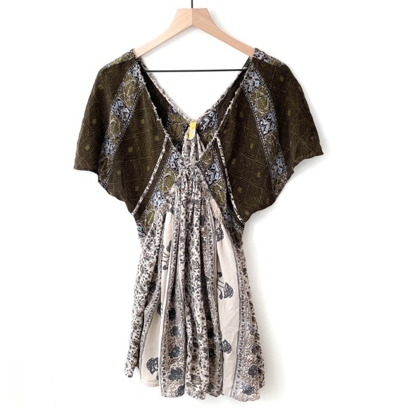 Free People Flowy Multi-pattern Top - Picture 1 of 5